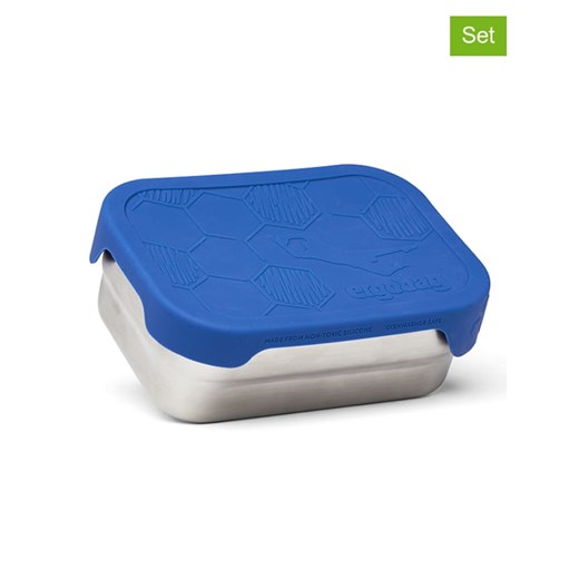 Ergobag 2-częściowy zestaw w kolorze niebieskim - 17 x 6 x 12 cm ze sklepu Limango Polska w kategorii Naczynia dziecięce - zdjęcie 173551015