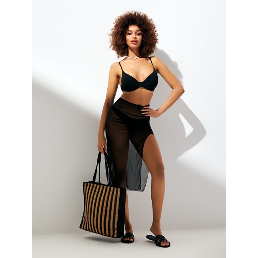 Sinsay - Góra od bikini - czarny Sinsay XS Sinsay