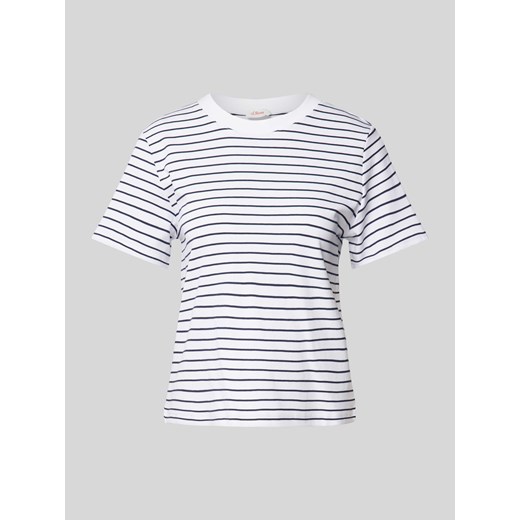 T-shirt z okrągłym dekoltem ze sklepu Peek&Cloppenburg  w kategorii Bluzki damskie - zdjęcie 173553157