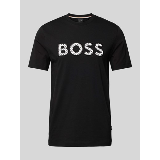 T-shirt z nadrukiem z logo model ‘Thompson’ ze sklepu Peek&Cloppenburg  w kategorii T-shirty męskie - zdjęcie 173553565
