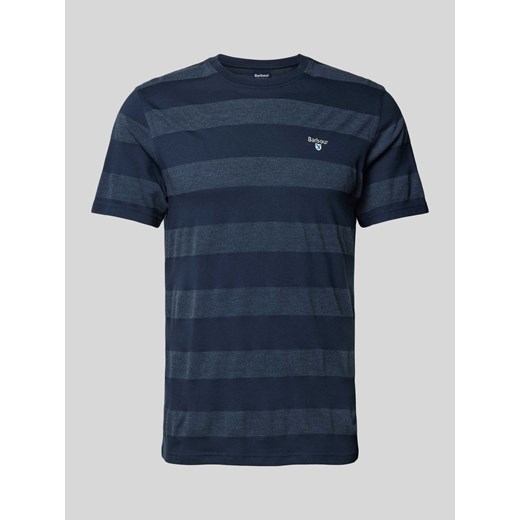 T-shirt z wyhaftowanym logo model ‘STENTON’ ze sklepu Peek&Cloppenburg  w kategorii T-shirty męskie - zdjęcie 173553769