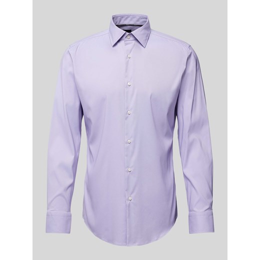 Koszula biznesowa o kroju slim fit z kołnierzykiem typu kent model ‘Hank’ ze sklepu Peek&Cloppenburg  w kategorii Koszule męskie - zdjęcie 173553905