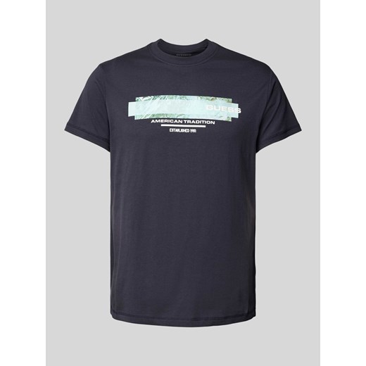 T-shirt z nadrukiem z logo ze sklepu Peek&Cloppenburg  w kategorii T-shirty męskie - zdjęcie 173554179