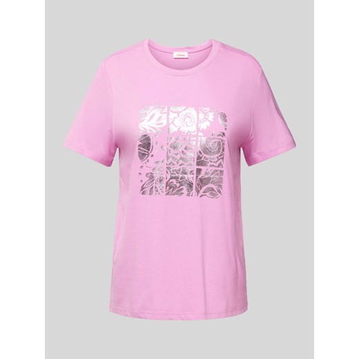 T-shirt z nadrukowanym motywem ze sklepu Peek&Cloppenburg  w kategorii Bluzki damskie - zdjęcie 173554418