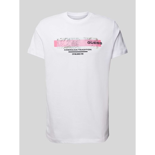 T-shirt z nadrukiem z logo ze sklepu Peek&Cloppenburg  w kategorii T-shirty męskie - zdjęcie 173554478