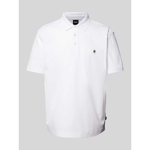 Koszulka polo o kroju slim fit z naszywką z logo model ‘Parris’ ze sklepu Peek&Cloppenburg  w kategorii T-shirty męskie - zdjęcie 173554577