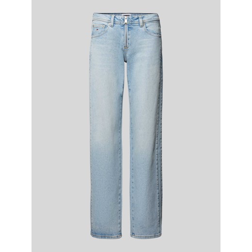 Jeansy z niskim stanem,prostą nogawką i 5 kieszeniami model ‘SOPHIE’ ze sklepu Peek&Cloppenburg  w kategorii Jeansy damskie - zdjęcie 173554815