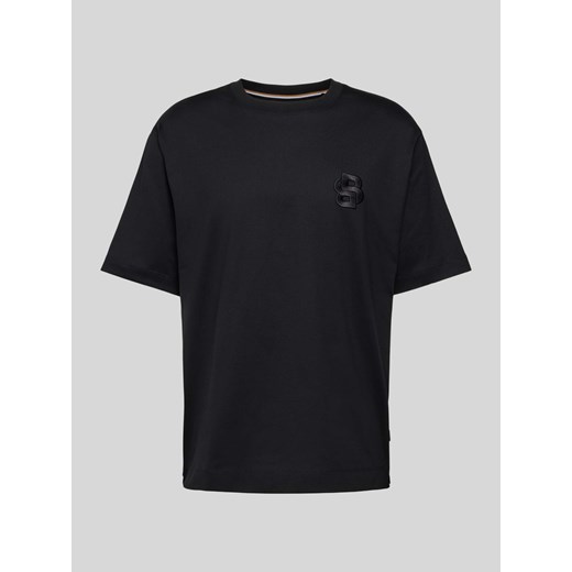 T-shirt z wyhaftowanym logo model ‘Tames’ ze sklepu Peek&Cloppenburg  w kategorii T-shirty męskie - zdjęcie 173554995