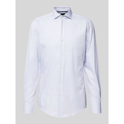 Koszula biznesowa o kroju slim fit z kołnierzykiem typu cutaway ze sklepu Peek&Cloppenburg  w kategorii Koszule męskie - zdjęcie 173555039