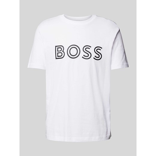 T-shirt z nadrukiem z logo ze sklepu Peek&Cloppenburg  w kategorii T-shirty męskie - zdjęcie 173555065