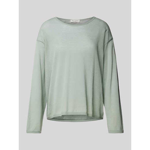 Sweter z dzianiny z obniżonymi ramionami ze sklepu Peek&Cloppenburg  w kategorii Swetry damskie - zdjęcie 173555099