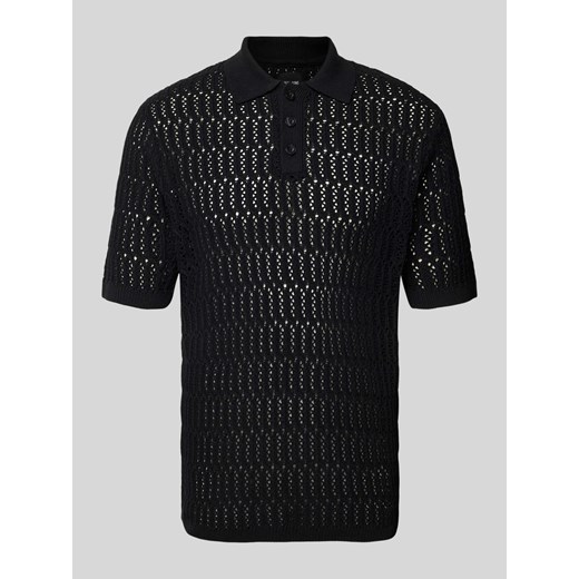 Koszulka polo z haftem angielskim model 'CHARLES’ ze sklepu Peek&Cloppenburg  w kategorii T-shirty męskie - zdjęcie 173555136