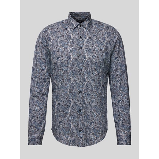 Koszula biznesowa o kroju regular fit z kołnierzykiem typu kent ze sklepu Peek&Cloppenburg  w kategorii Koszule męskie - zdjęcie 173555307