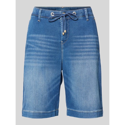 Szorty jeansowe o kroju regular fit z tunelem model ‘Jogg`n Short’ ze sklepu Peek&Cloppenburg  w kategorii Szorty - zdjęcie 173555308