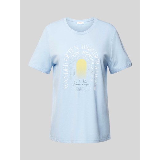 T-shirt z nadrukowanym motywem ze sklepu Peek&Cloppenburg  w kategorii Bluzki damskie - zdjęcie 173556448
