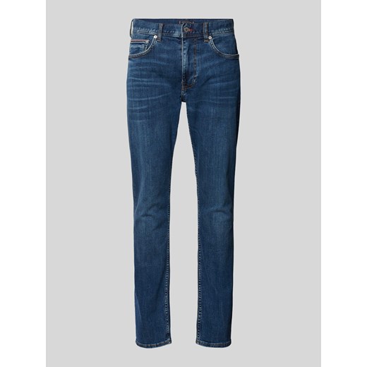 Jeansy o kroju slim fit z 5 kieszeniami model ‘HOUSTON’ ze sklepu Peek&Cloppenburg  w kategorii Jeansy męskie - zdjęcie 173556528