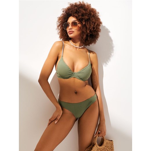 Sinsay - Dół od bikini - zielony ze sklepu Sinsay w kategorii Stroje kąpielowe - zdjęcie 173557217