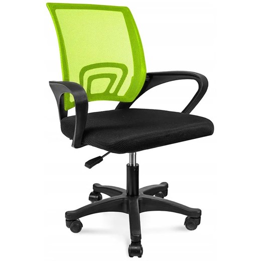 Zielony fotel obrotowy do biurka - Azon 4X Elior One Size Edinos.pl