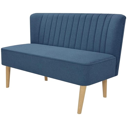 Romantyczna sofa Lernes - niebieska ze sklepu Edinos.pl w kategorii Sofy i kanapy - zdjęcie 173560367