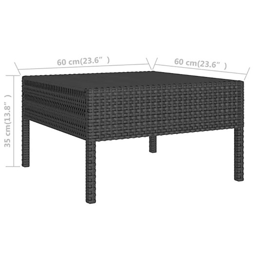 Zestaw wypoczynkowy z naturalnego rattanu - Marabello 4X Elior One Size Edinos.pl