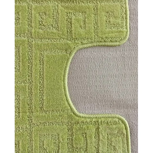 Zielony komplet antypoślizgowych dywaników łazienkowych  - Fiksi Profeos One Size Edinos.pl