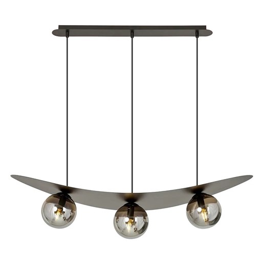 Nowoczesna lampa wisząca z grafitowymi kloszami - D123 E3-R81 ze sklepu Edinos.pl w kategorii Lampy wiszące - zdjęcie 173560789