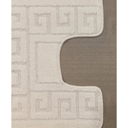 Beżowy komplet dywaników łazienkowych - Fiksi Profeos One Size Edinos.pl