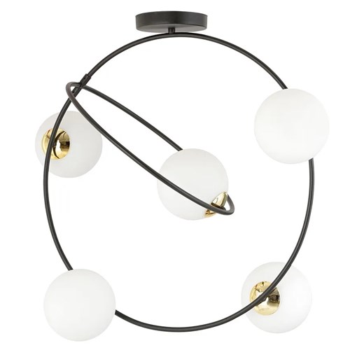 Nowoczesna lampa sufitowa z mlecznymi kloszami - D125 B7-B52 ze sklepu Edinos.pl w kategorii Lampy sufitowe - zdjęcie 173562686