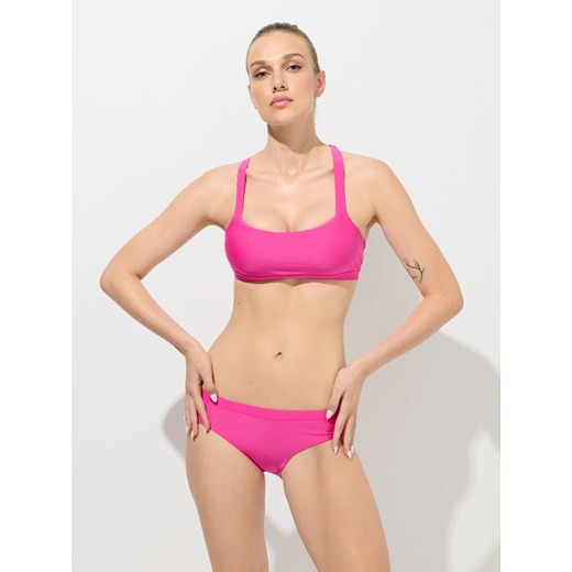 Sinsay - Dół od bikini - różowy Sinsay S Sinsay