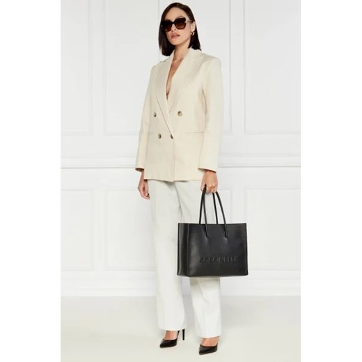 Coccinelle Skórzana shopperka COCCINELLEMYRTHA Coccinelle OS Gomez Fashion Store