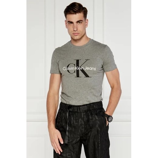 CALVIN KLEIN JEANS T-shirt | Slim Fit ze sklepu Gomez Fashion Store w kategorii T-shirty męskie - zdjęcie 173566116