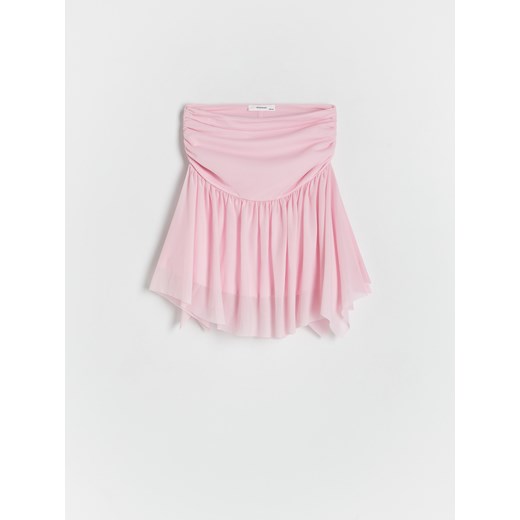 Reserved - Spódniczka z falbanką - różowy ze sklepu Reserved w kategorii Spódnice dziewczęce - zdjęcie 173566525
