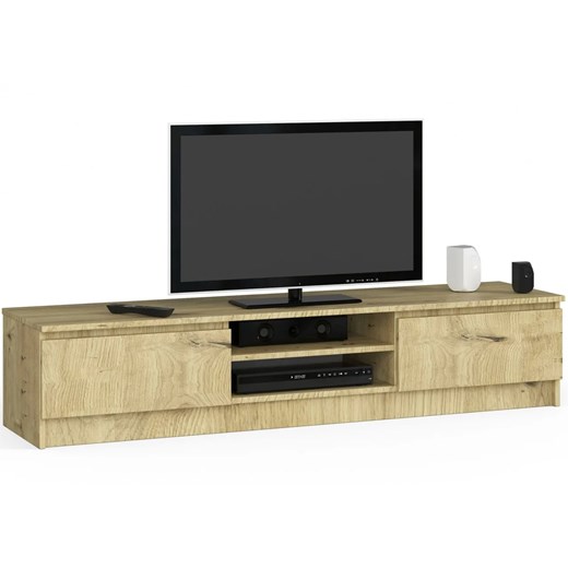 Skandynawska szafka RTV dąb artisan F9-Z37 ze sklepu Edinos.pl w kategorii Szafki RTV - zdjęcie 173567345