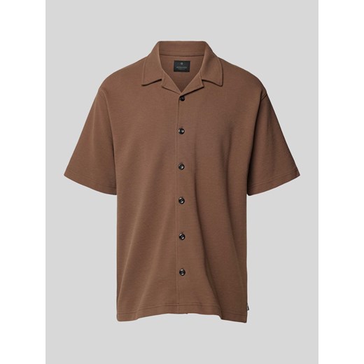 Koszula casualowa z kołnierzem z połami model ‘BLAGILIAN’ ze sklepu Peek&Cloppenburg  w kategorii Koszule męskie - zdjęcie 173569266