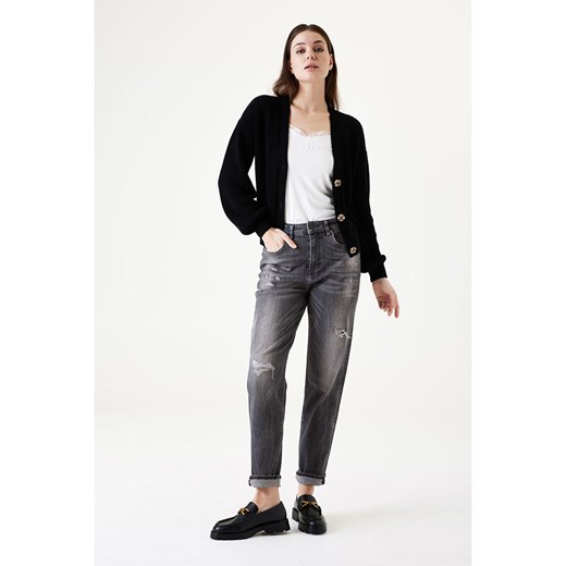 Garcia Dżinsy - Regular fit - w kolorze antracytowym ze sklepu Limango Polska w kategorii Jeansy damskie - zdjęcie 173572727