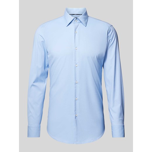 Koszula biznesowa o kroju slim fit z kołnierzykiem typu kent model ‘Hank’ ze sklepu Peek&Cloppenburg  w kategorii Koszule męskie - zdjęcie 173578376