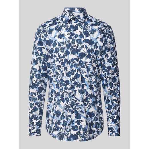 Koszula biznesowa o kroju slim fit z kołnierzykiem typu kent model ‘Hank’ ze sklepu Peek&Cloppenburg  w kategorii Koszule męskie - zdjęcie 173578406