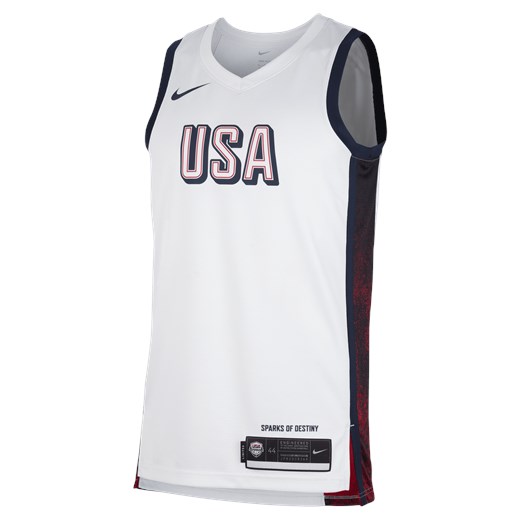 Męska koszulka do koszykówki Nike USAB Limited (wersja domowa) - Biel ze sklepu Nike poland w kategorii T-shirty męskie - zdjęcie 173578585