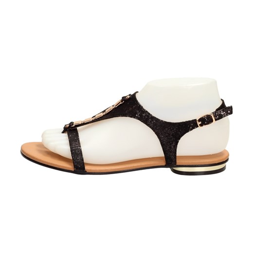 Czarne sandały, japonki damskie Vinceza 17128 ze sklepu suzana.pl w kategorii Sandały damskie - zdjęcie 173579908