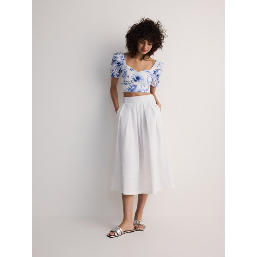 Reserved - Bluzka z bufkami - wielobarwny Reserved L Reserved