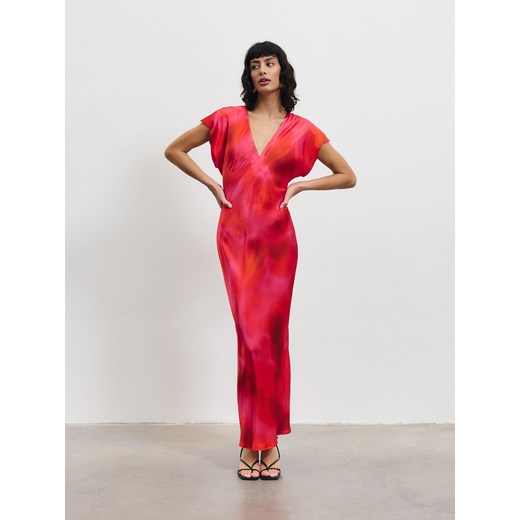 Reserved - Sukienka maxi z wiskozy - wielobarwny ze sklepu Reserved w kategorii Sukienki - zdjęcie 173582499