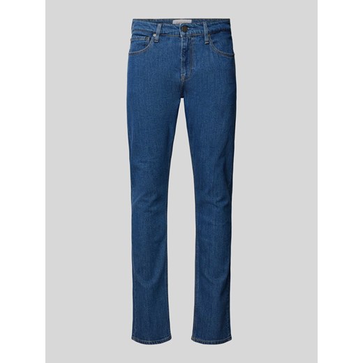 Jeansy o kroju slim fit z 5 kieszeniami ze sklepu Peek&Cloppenburg  w kategorii Jeansy męskie - zdjęcie 173583877