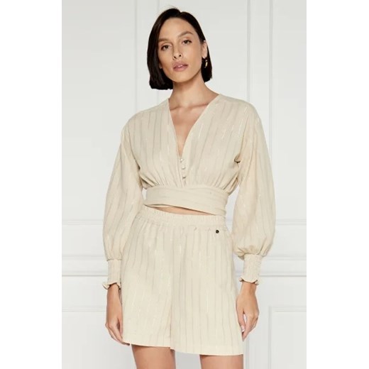 Liu Jo Koszula | Regular Fit | z dodatkiem lnu ze sklepu Gomez Fashion Store w kategorii Koszule damskie - zdjęcie 173584136