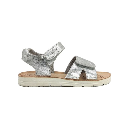 Richter Shoes Sandały w kolorze srebrnym ze sklepu Limango Polska w kategorii Sandały dziecięce - zdjęcie 173587575