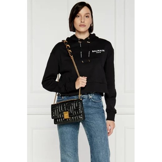 Balmain Skórzana torebka na ramię 1945 SOFT One Size Gomez Fashion Store