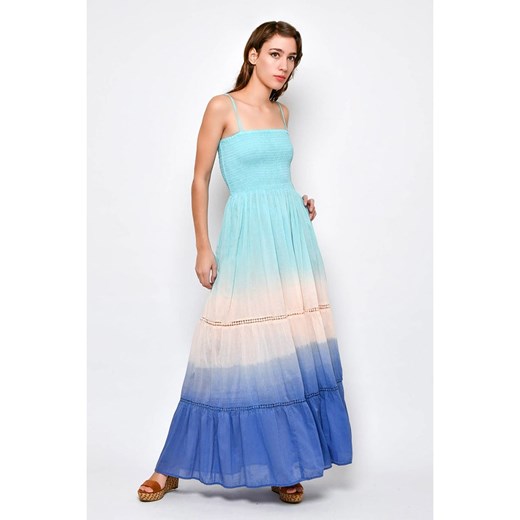 Niebieska sukienka Tarifa maxi
