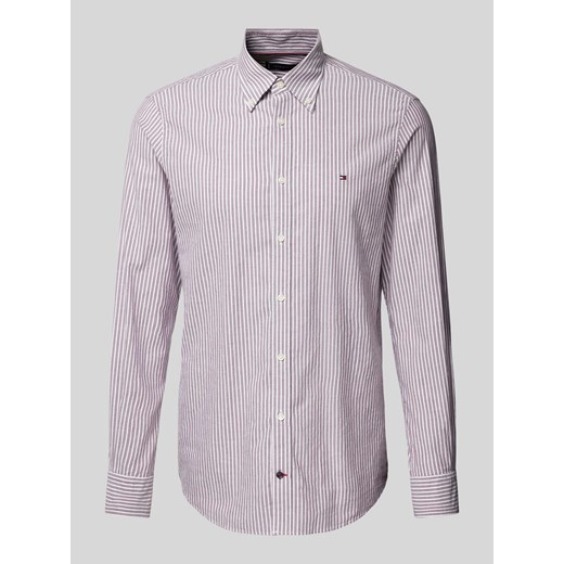 Koszula biznesowa o kroju slim fit z kołnierzykiem typu button down model ‘ROYAL’ ze sklepu Peek&Cloppenburg  w kategorii Koszule męskie - zdjęcie 173595406