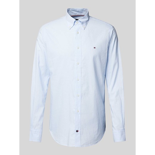 Koszula biznesowa o kroju slim fit z kołnierzykiem typu button down model ‘Henry’ ze sklepu Peek&Cloppenburg  w kategorii Koszule męskie - zdjęcie 173595438