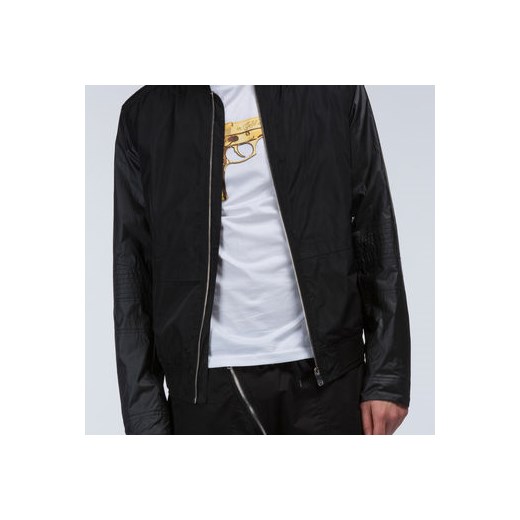 Morato Coats - Technical fabric bomber jacket with zipper morato-it  bomber