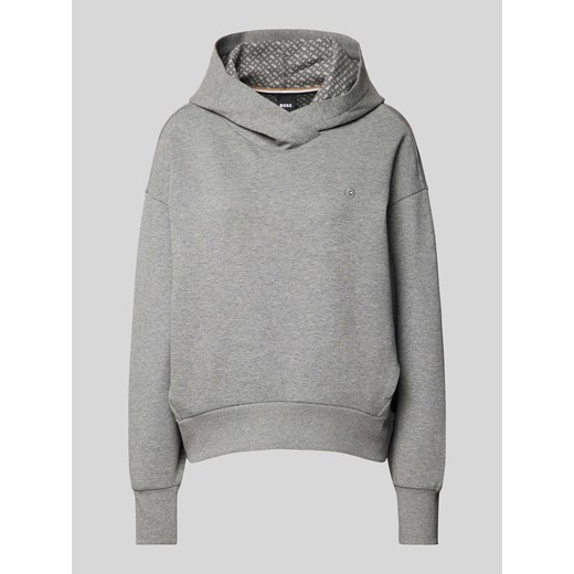 Bluza z kapturem i obniżonymi ramionami model ‘Erkunden’ ze sklepu Peek&Cloppenburg  w kategorii Bluzy damskie - zdjęcie 173595468